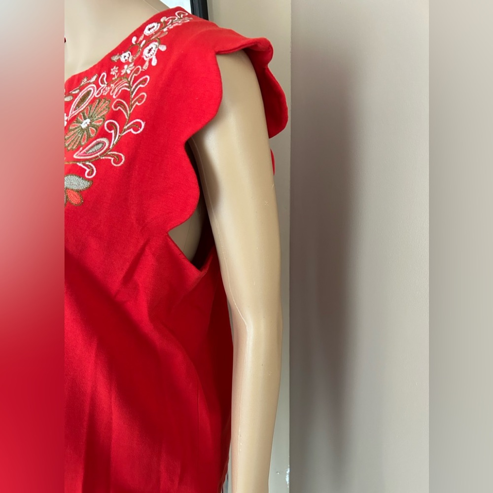 Cutout Ruffled Sleeves Top M - Picture 4 of 10